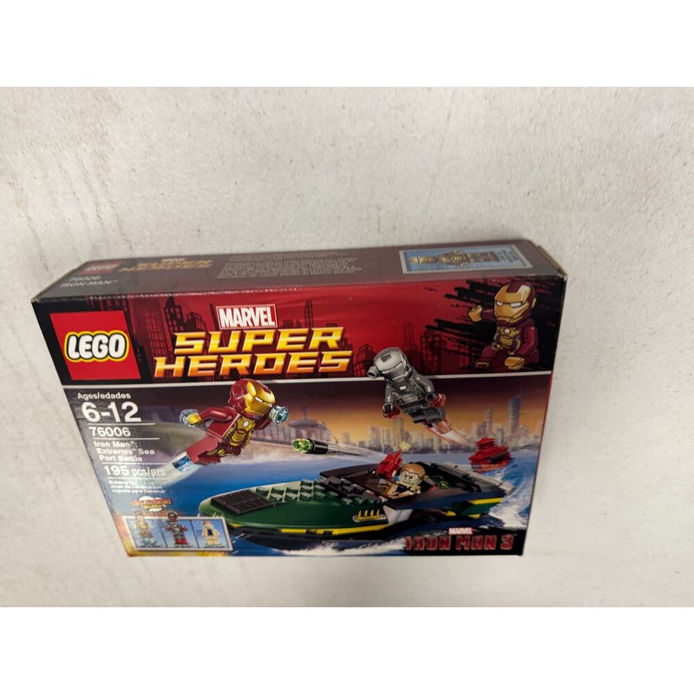 LEGO Marvel: Iron Man: Extremis Sea Port Battle (76006) 195Pcs New Sealed - Picture 5 of 10